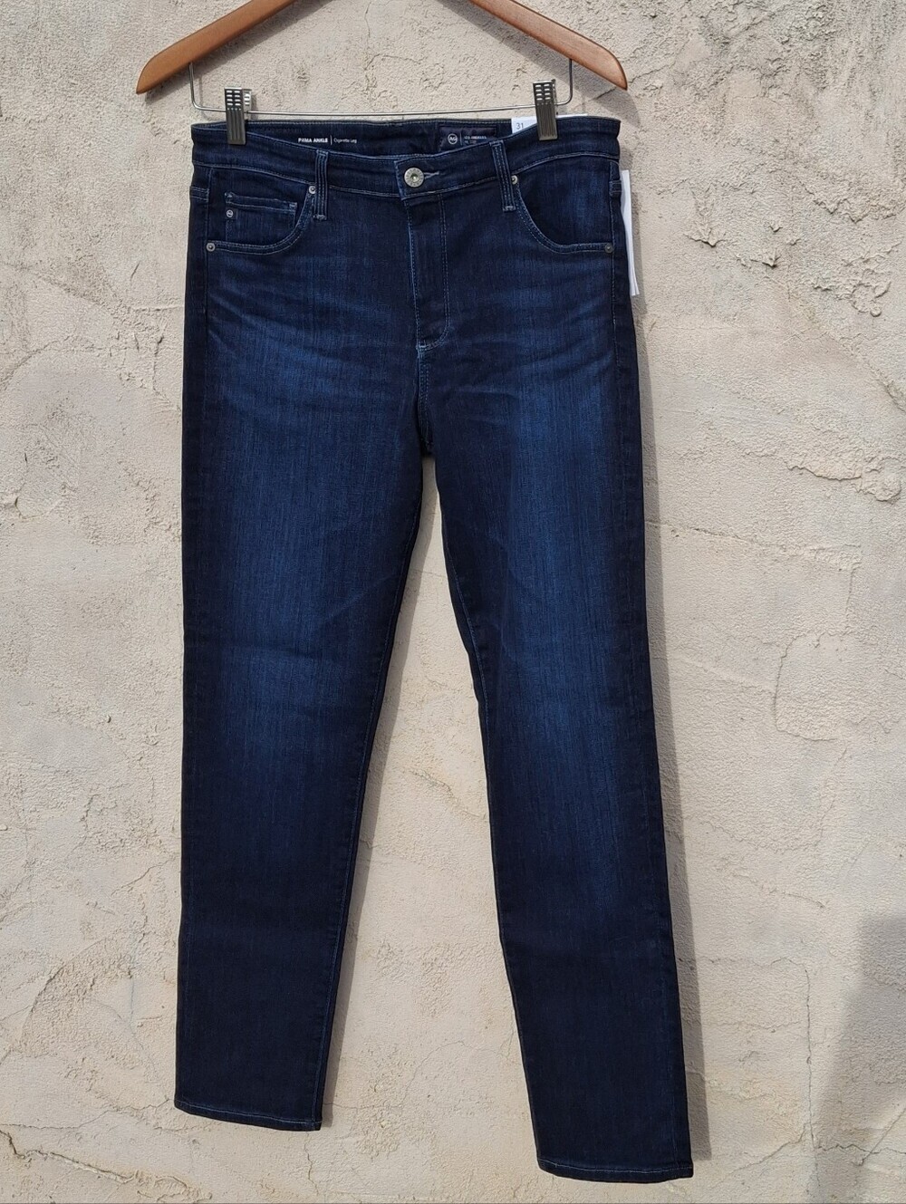 AG Adriano Goldschmied Prima Ankle Cigarette Leg Jeans Dark Wash Size 31 - Picture 4 of 16